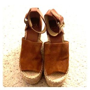 Marc Fisher wedge espadrilles